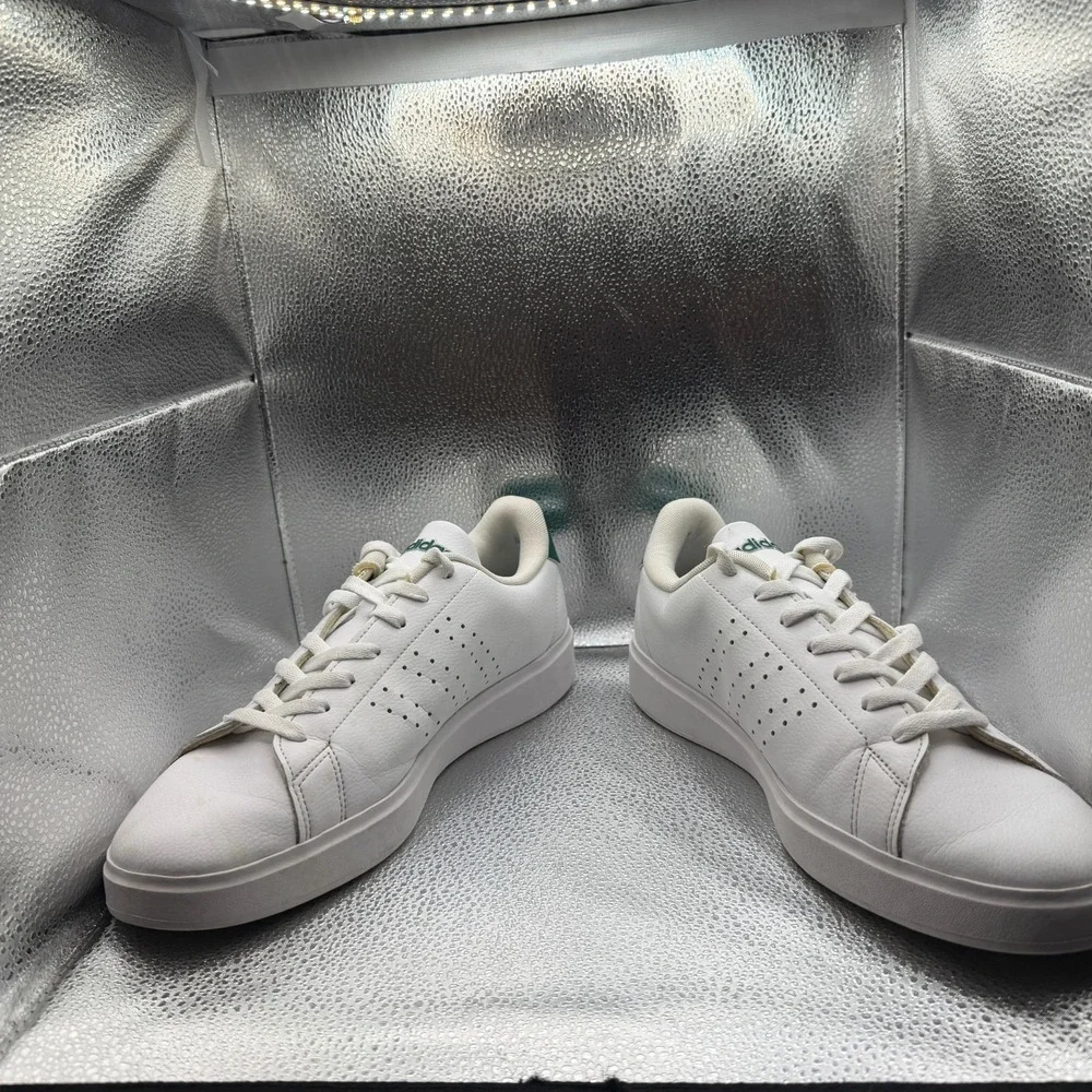 Size 12 Adidas Advantage 2.0‎ White Mens Lace-Up Running Sport Sneaker IG9166